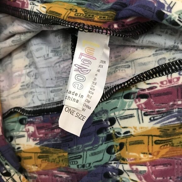 NWT LulaRoe OS High Speed Train Pattern Transportation Leggings One Size LLR NEW - Picture 4 of 4